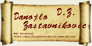 Danojlo Zastavniković vizit kartica